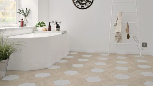 Deco Floor Trapezium Wood Light