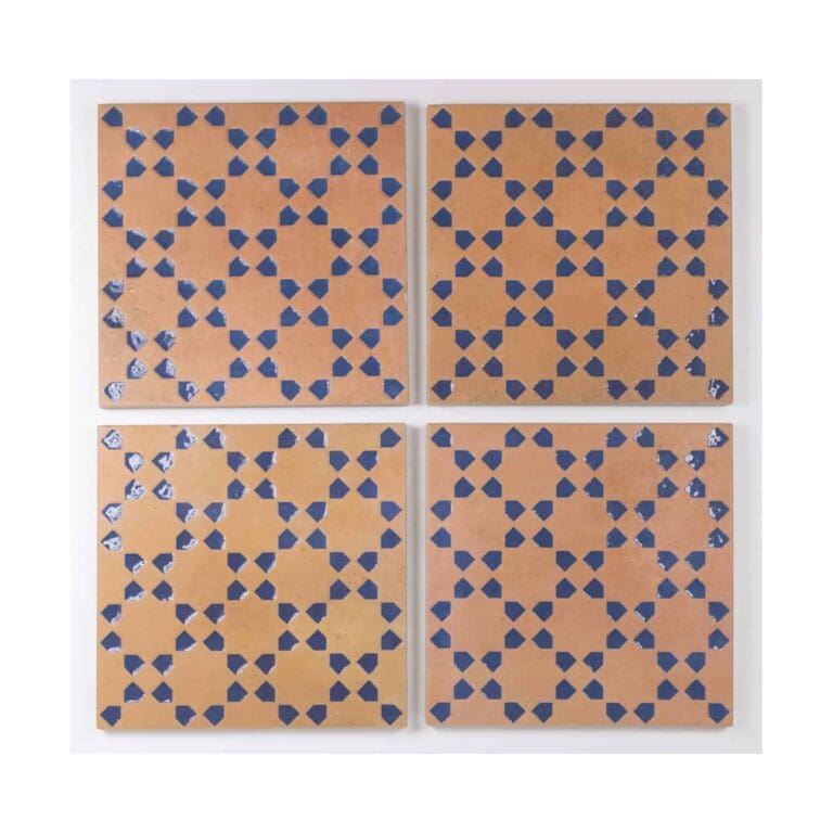 Bejmat Tan Azure Decor Square Tile
