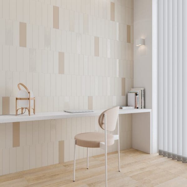 Grace White Tile and Grace Sand Tile