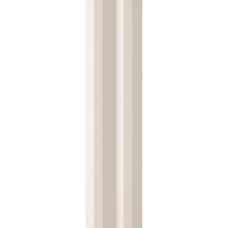 Stripes Ice White Decor Tile