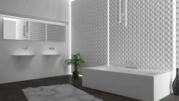 WOW Moon Ice White Tile