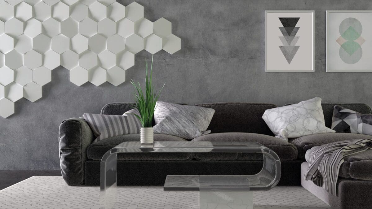 WOW Hexagon Ice White Decor Tile
