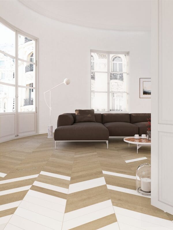 60o Chevrn Wood Mid A Tile and 60o Chevron Wood Mid B Tile