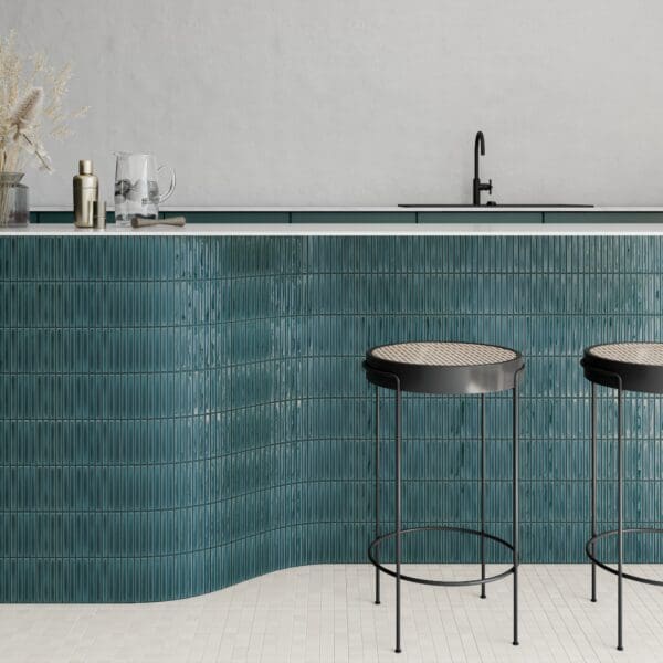 Sweet Bars Peacock Blue Tile