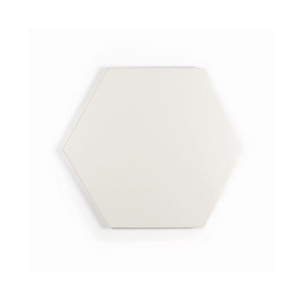 WOW Hexagon Ice White plain Tile
