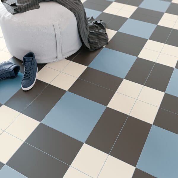 Solid L Basalt Tile and Solid M Chalk Tile
