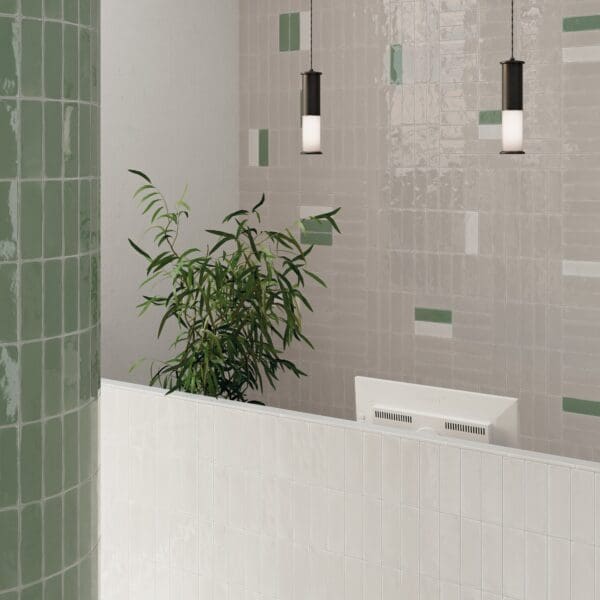 Rebels Moss Tile, Rebels Popcorn Tile and Rebels Grey Tile