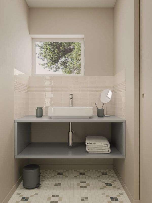 Fayenza Deep White Belt Tile