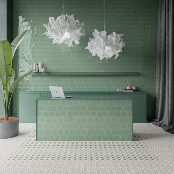Fayenza Fern Square Tile