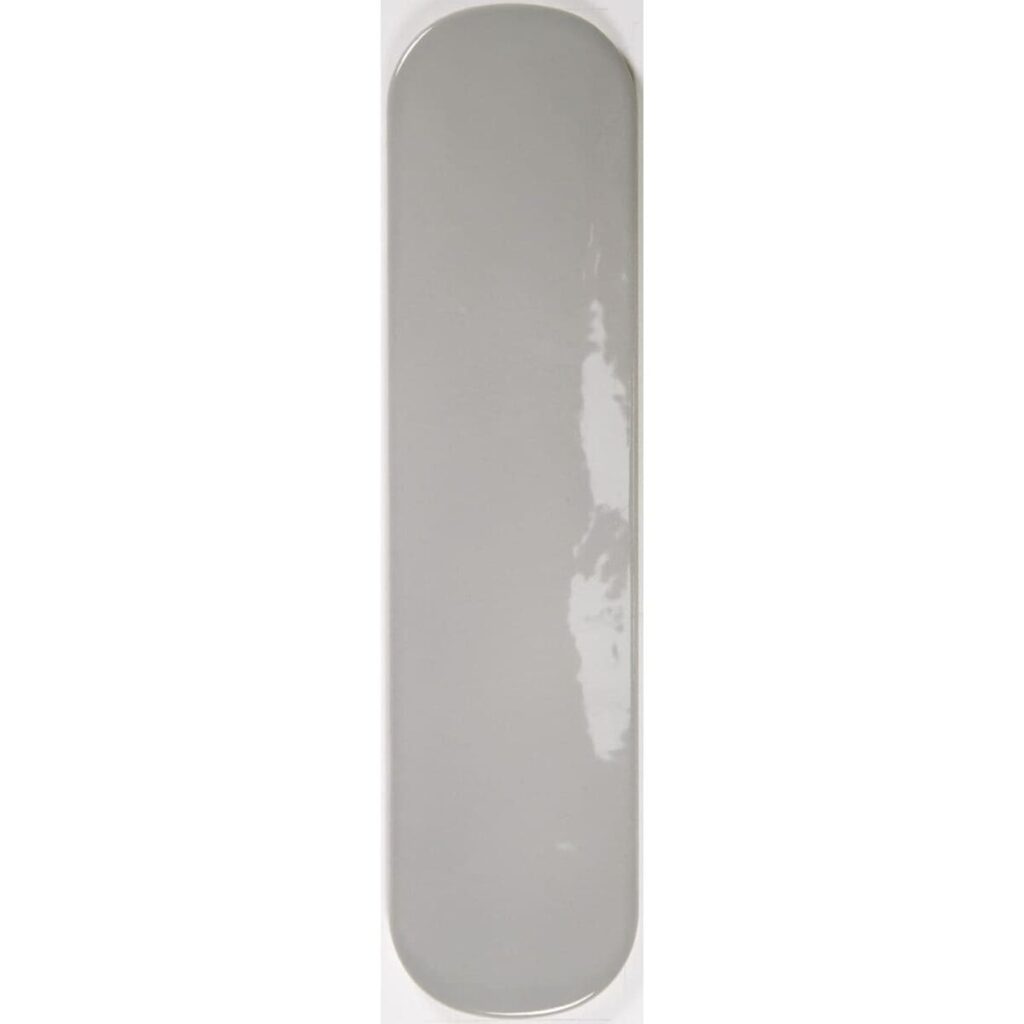 GAI-Oval Grey Ceramic Tile