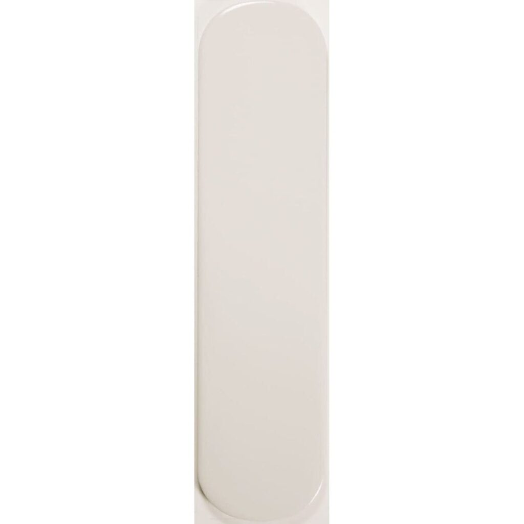 GAI-Oval White Ceramic Tile