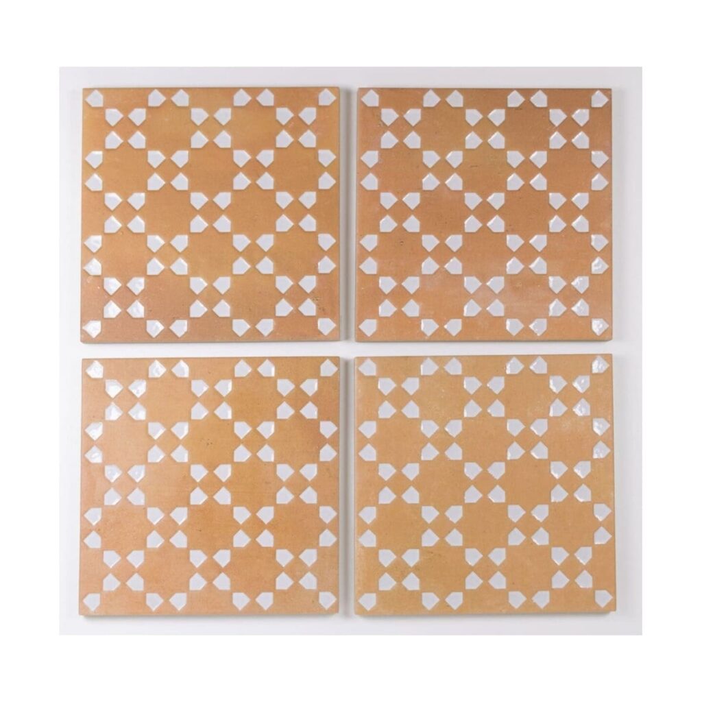 RCO-Cotto White Decor Porcelain Tile