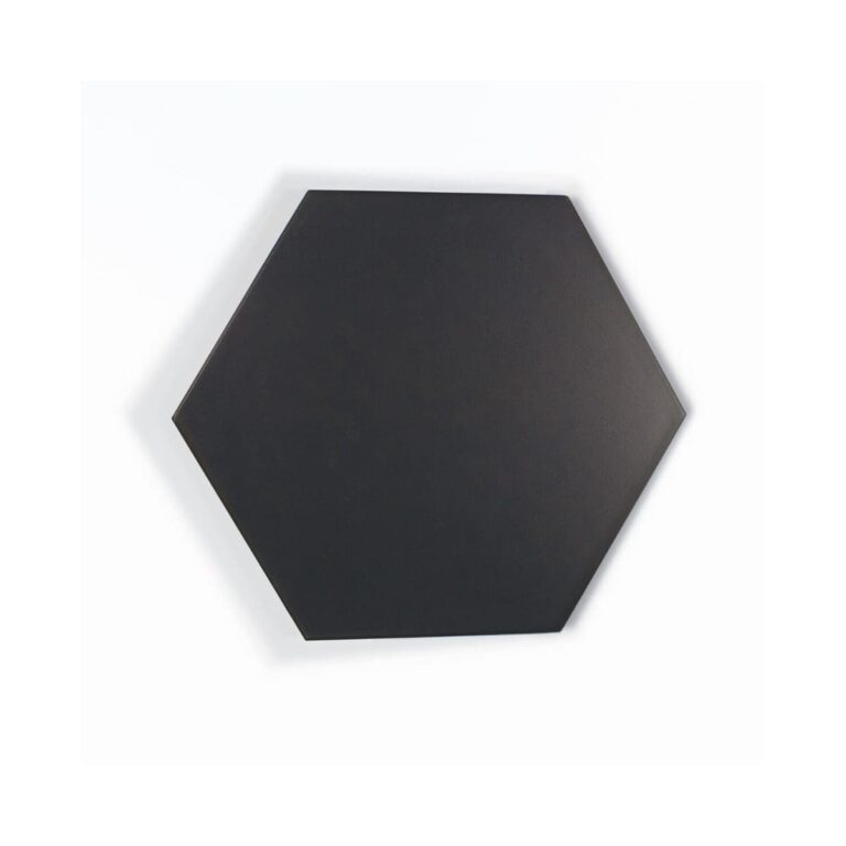 RIG-Hex Black Ceramic Tile