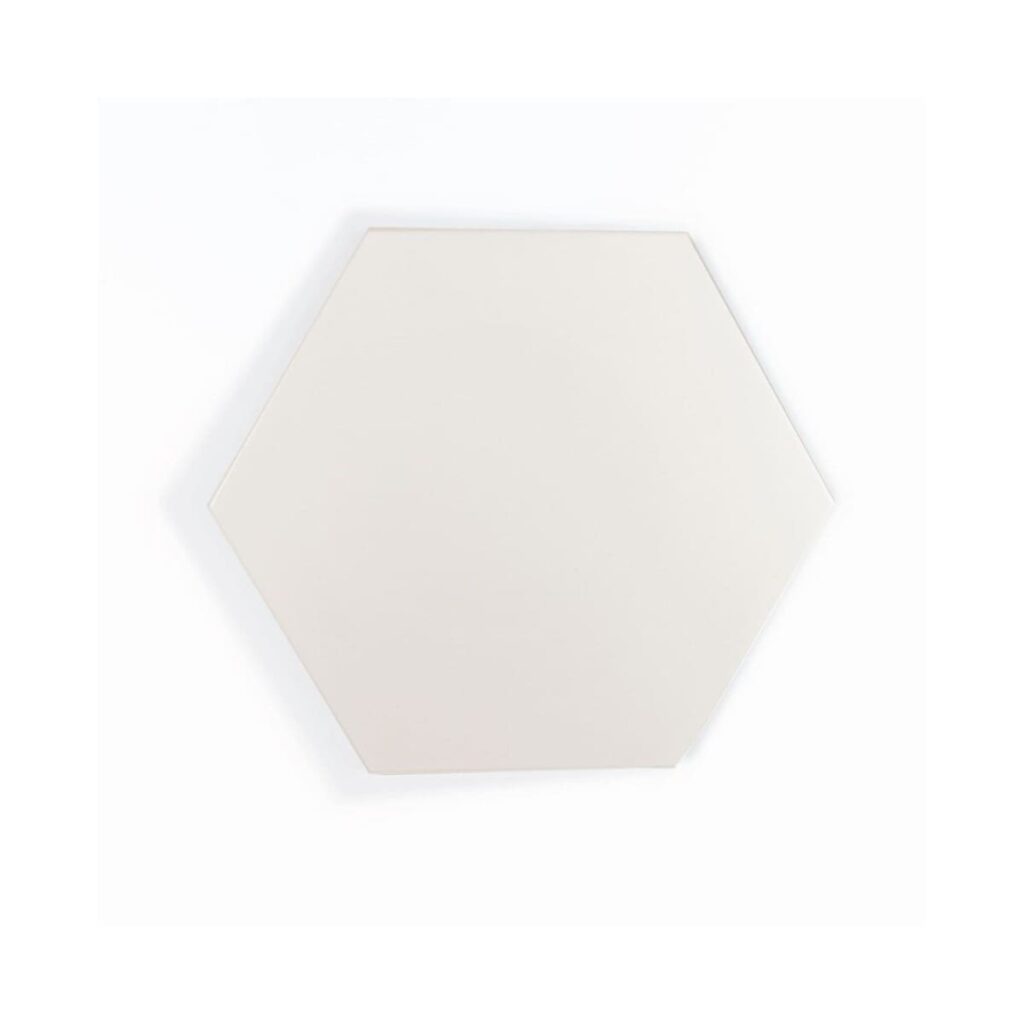 RIG-Hex White Ceramic Tile