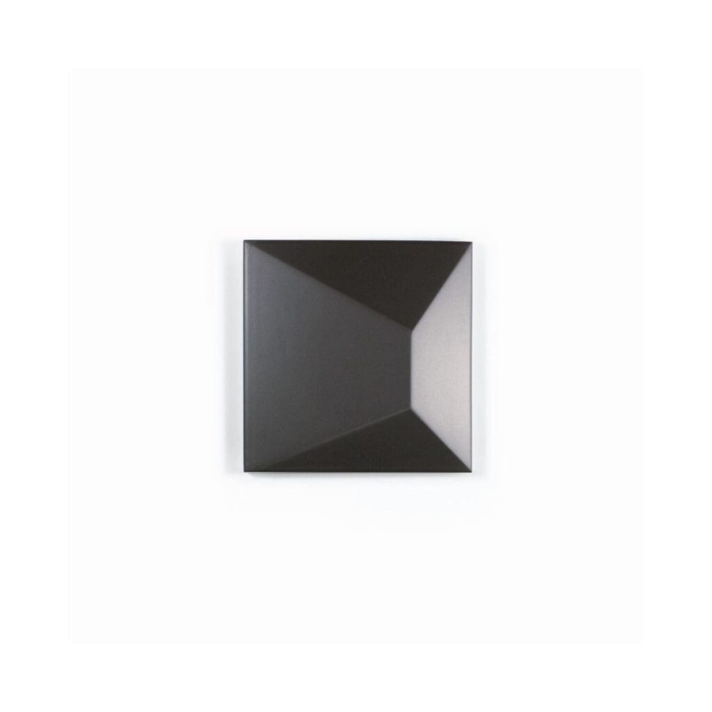 RIG-Prism Black Ceramic Tile