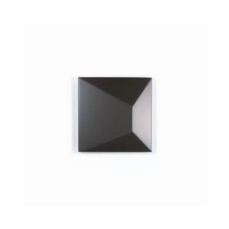 RIG-Prism Black Ceramic Tile