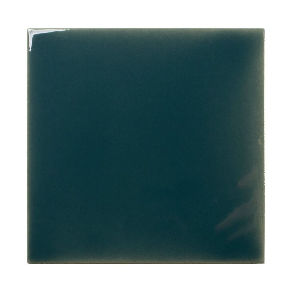 VIZ-Blue Square Ceramic Tile