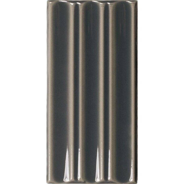VIZ-Dark Ribbed Ceramic Tile