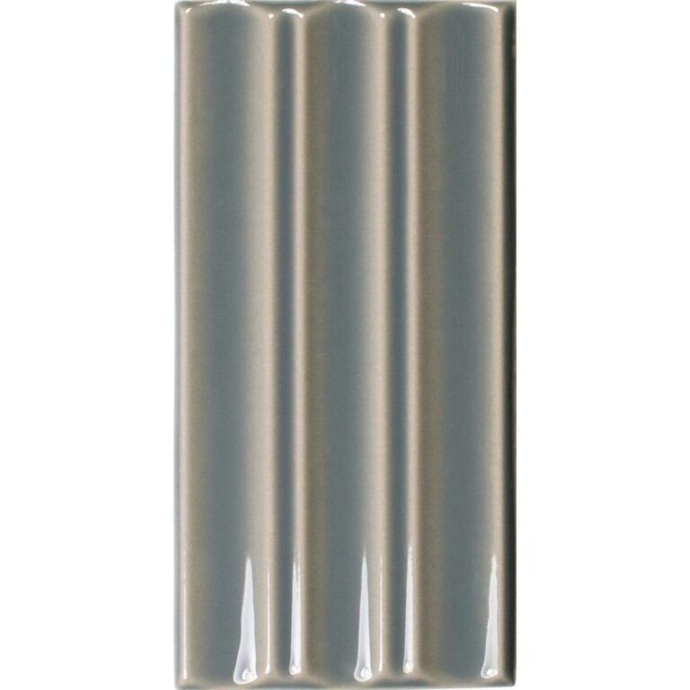 VIZ-Grigio Ribbed Ceramic Tile