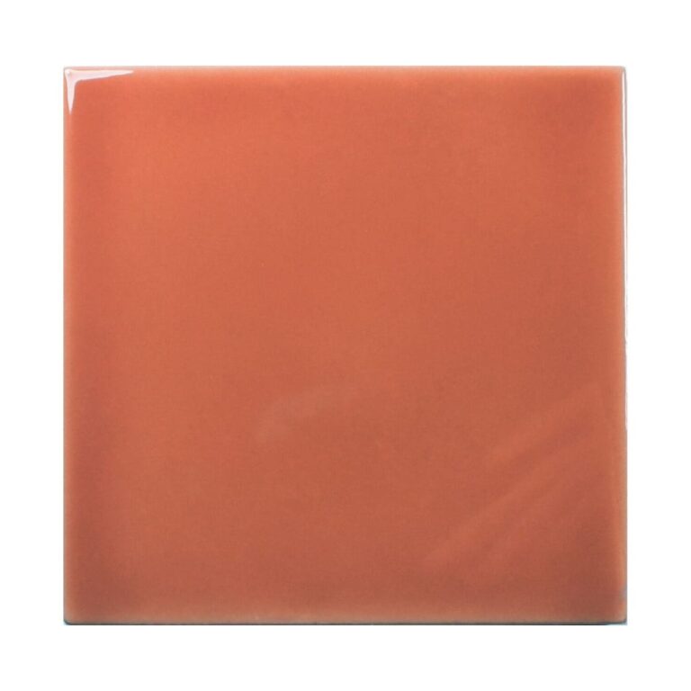 VIZ-Salmon Square Ceramic Tile