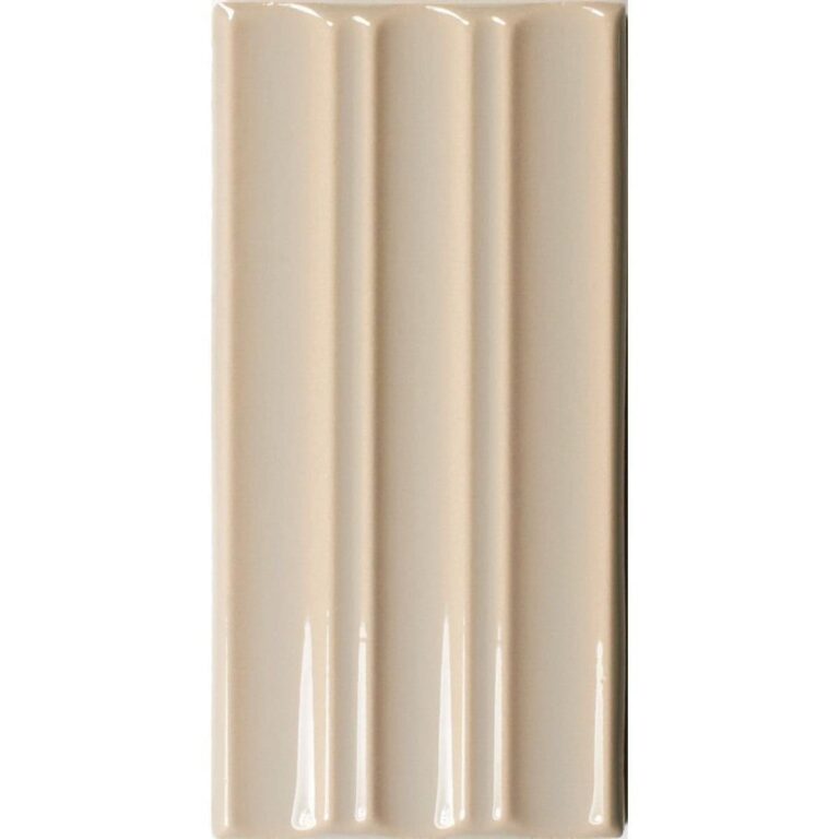 VIZ-Soft Grey Ribbed Ceramic Tile