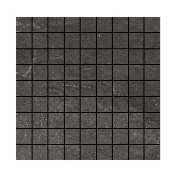 Native Stone Mineral Black Mosaic Tile