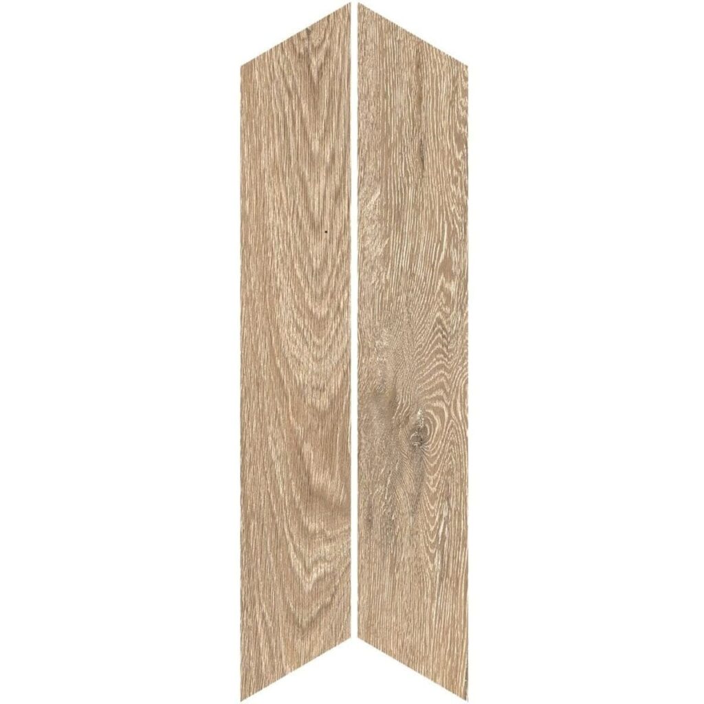 BRN-Oak Chevron Porcelain Tile