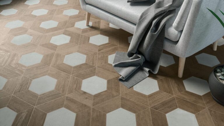 RBO-Wenge Trapezium Porcelain Tile