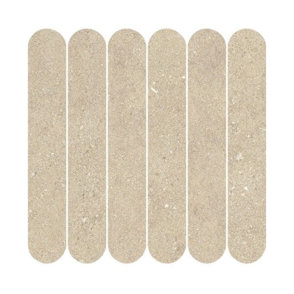 Intense Beige Pills Mosaic Tile