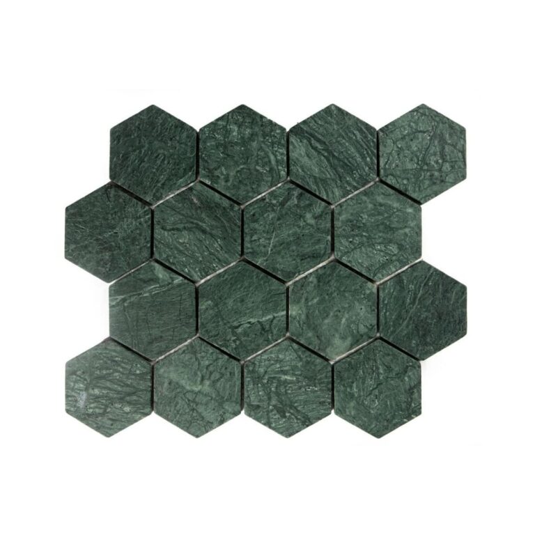 CHA-Hexagon Green Natural Stone Tile