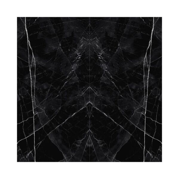 XXL Black Calacatta Bookmatched Tile