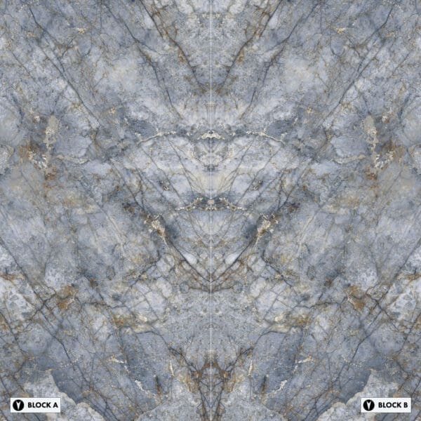 XXL Granito Blue Ande Bookmatched Tile