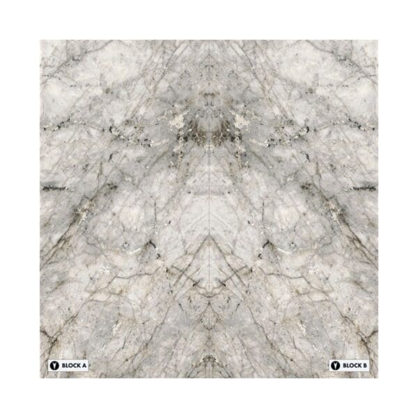 XXL Laguna Blanca Bookmatched Tile