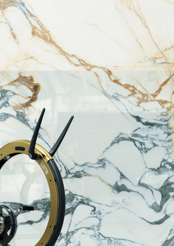 XXL Calacatta Picasso Bookmatched Tile