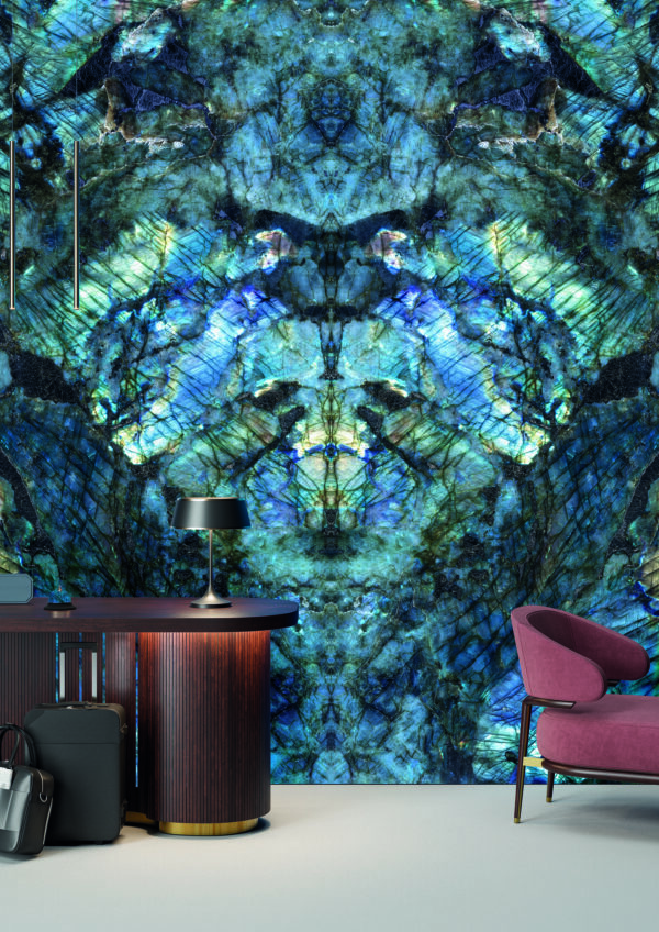 XXL Labradorite Bookmatched Tile
