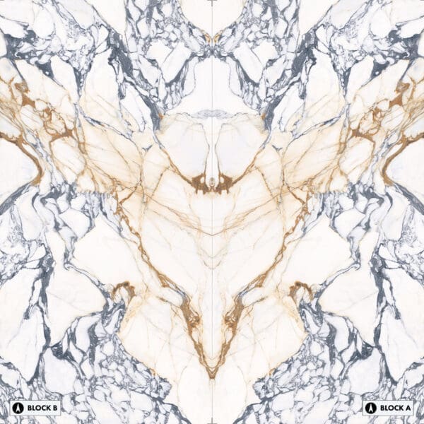 XXL Calacatta Paonazzo Bookmatched Tile