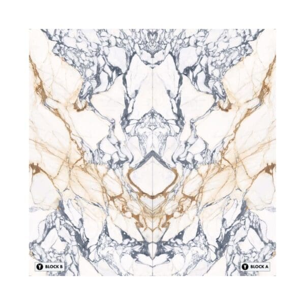 XXL Calacatta Paonazzo Bookmatched Tile