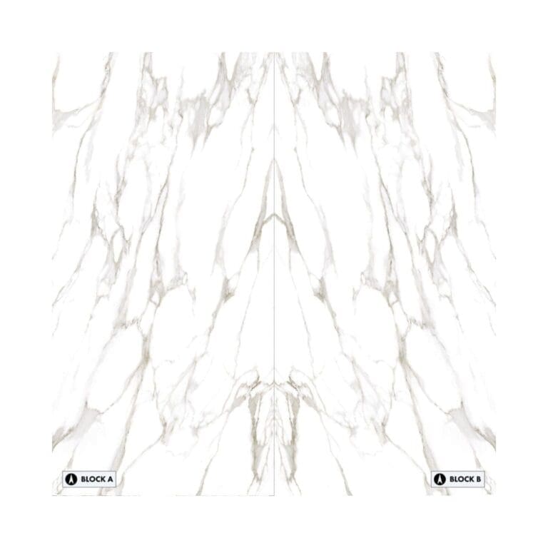 XXL Statuario Reale Bookmatched Tile