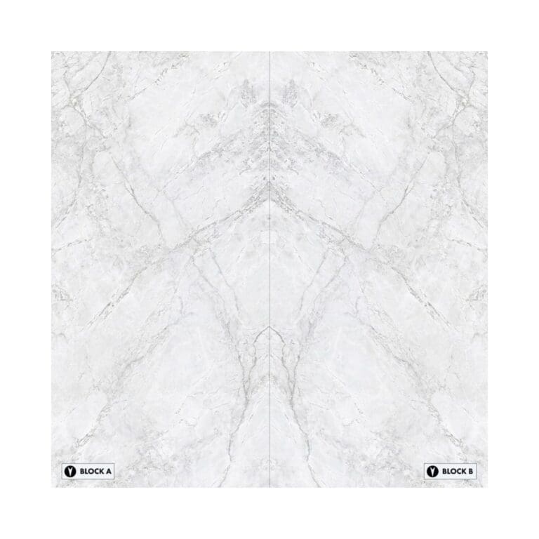 XXL Super White Bookmatched Tile