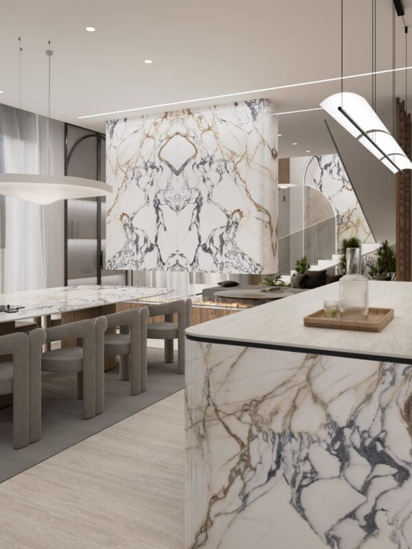 XXL Calacatta Paonazzo Bookmatched Tile
