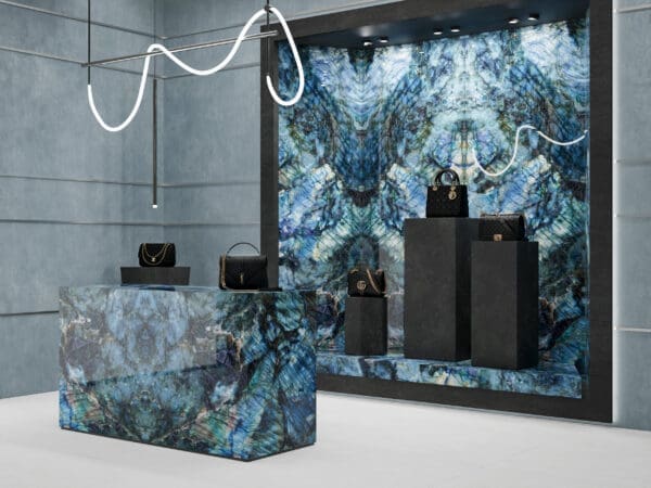XXL Labradorite Bookmatched Tile
