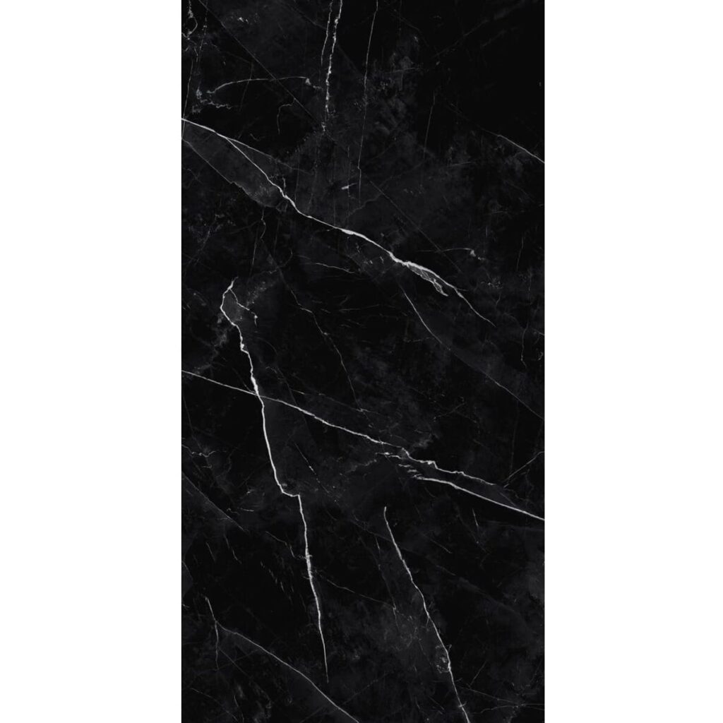 XXL-Calacatta Black Porcelain Tile