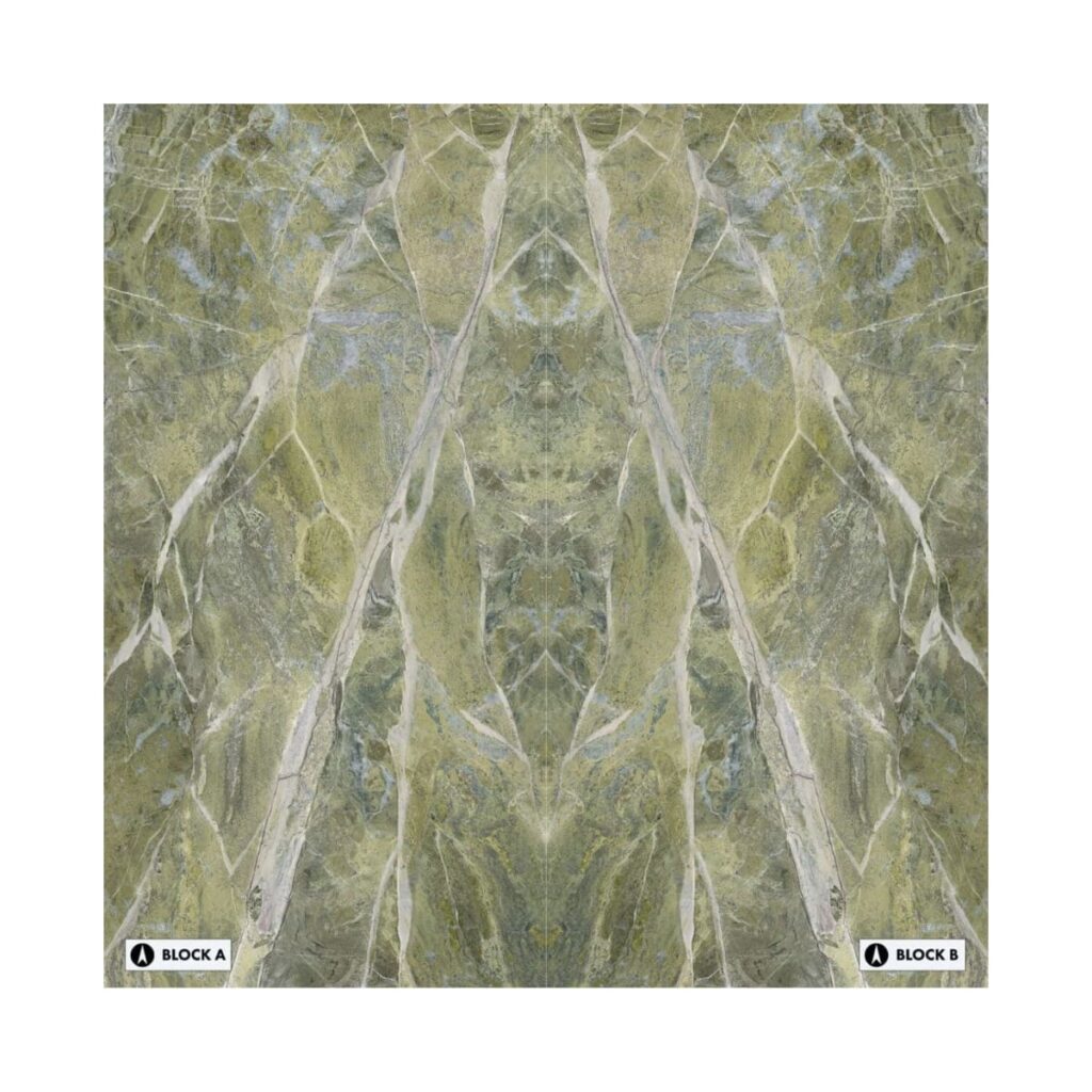 XXL-Irish Green Bookmatched Porcelain Tile