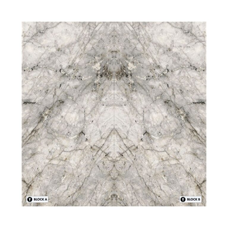 XXL-Laguna Blanca Bookmatched Porcelain Tile
