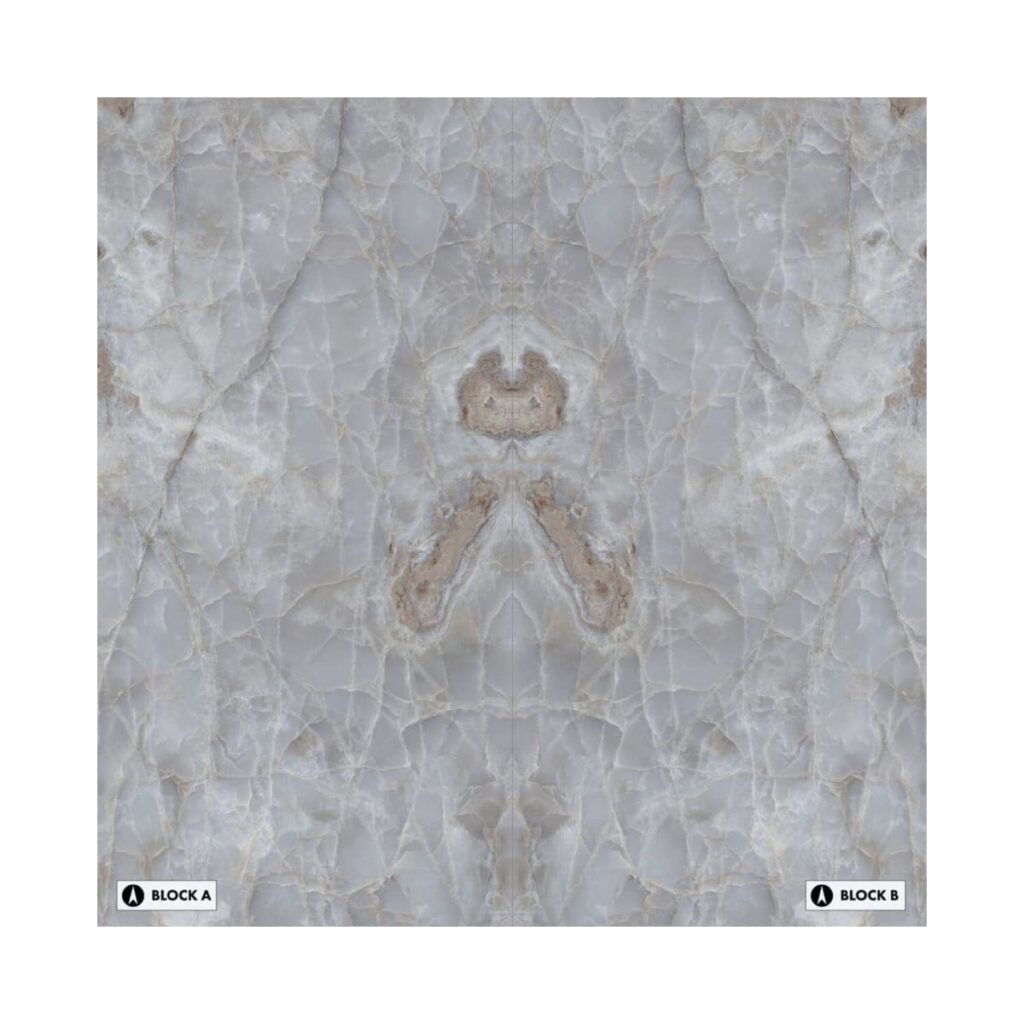 XXL-Onyx Bookmatched Porcelain Tile