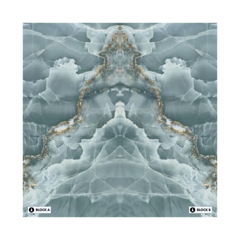 XXL-Onyx Green Bookmatched Porcelain Tile