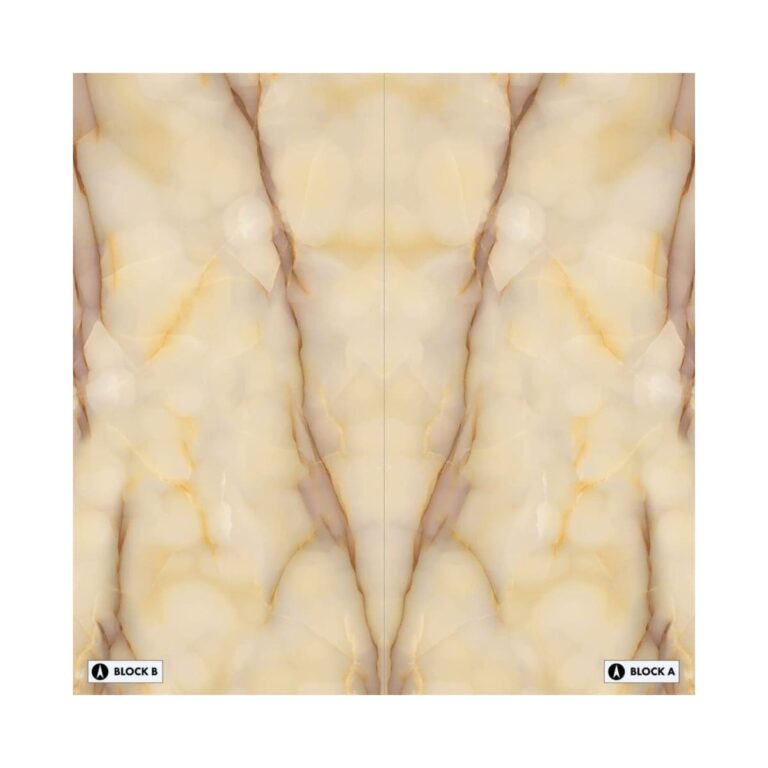 XXL-Onyx Miele Bookmatched Porcelain Tile
