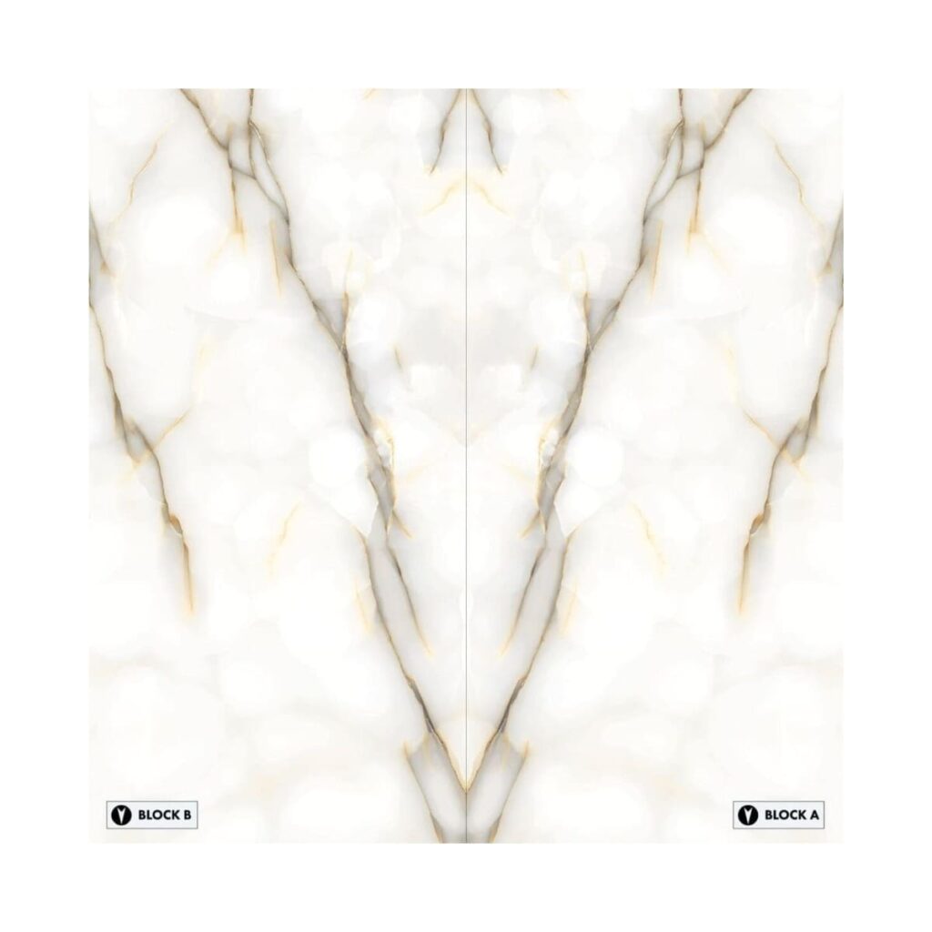 XXL-Onyx Perla Bookmatched Porcelain Tile