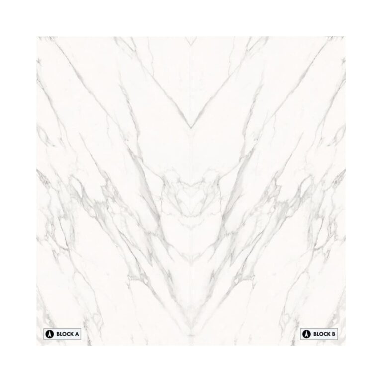 XXL-Statuario Michelangelo Bookmatched Porcelain Tile