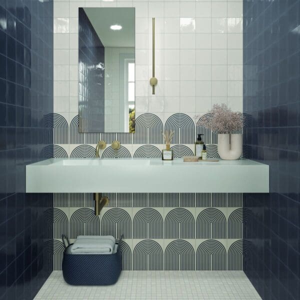 Twister T Vapor & Titanium Blue, Twist & Straight Vapor Titanium Blue, Twister Tile